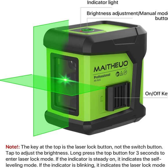 Self Leveling Laser Level‎ 100FT - Picture 3 of 10